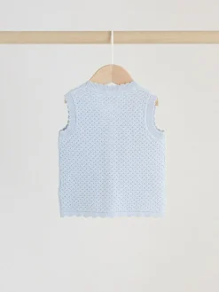 Next Blue Baby Knitted Top and Leggings Set 2 Piece (0mths-2yrs)^ Sets & Coords|Knitwear