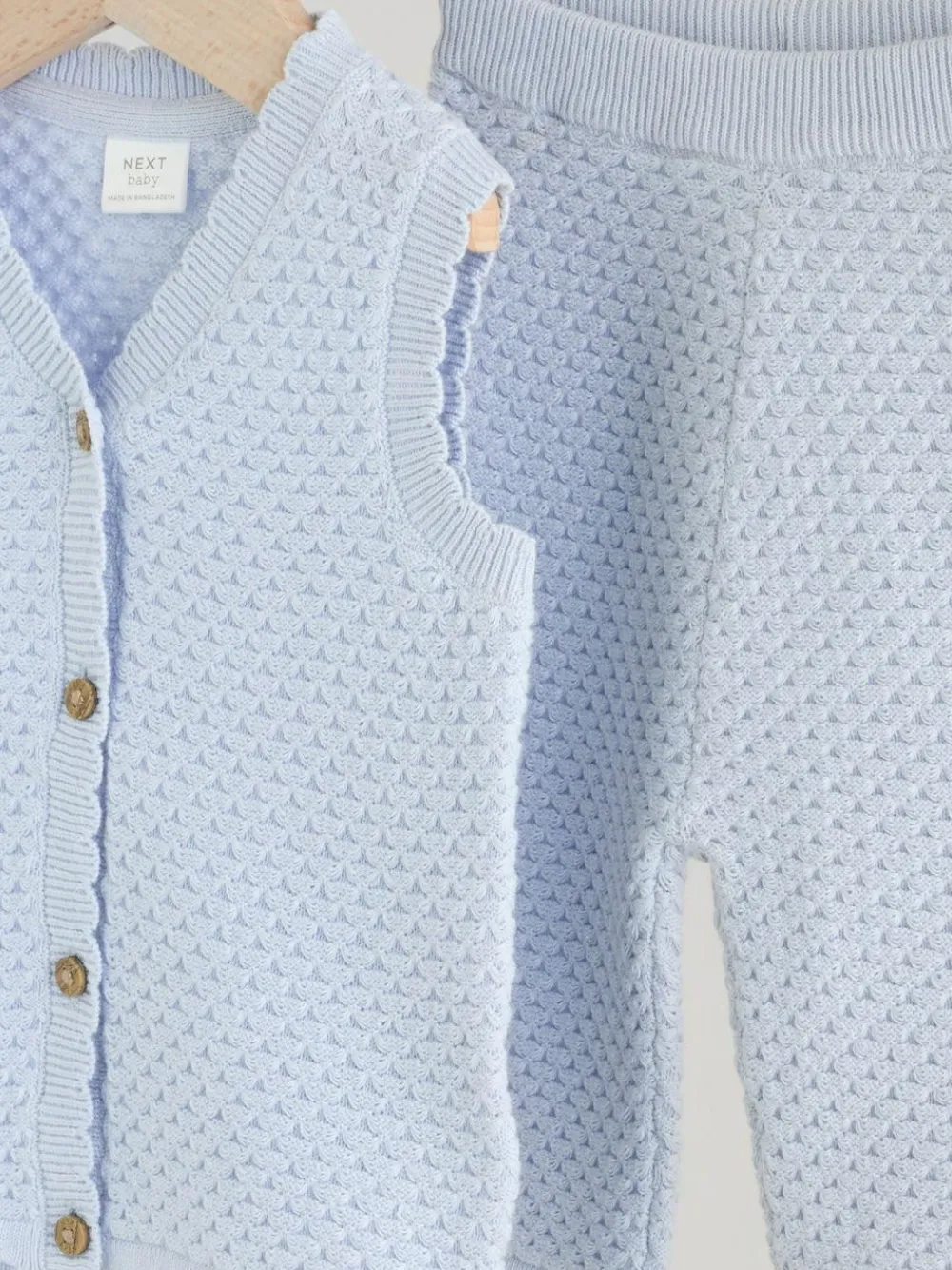 Next Blue Baby Knitted Top and Leggings Set 2 Piece (0mths-2yrs)^ Sets & Coords|Knitwear