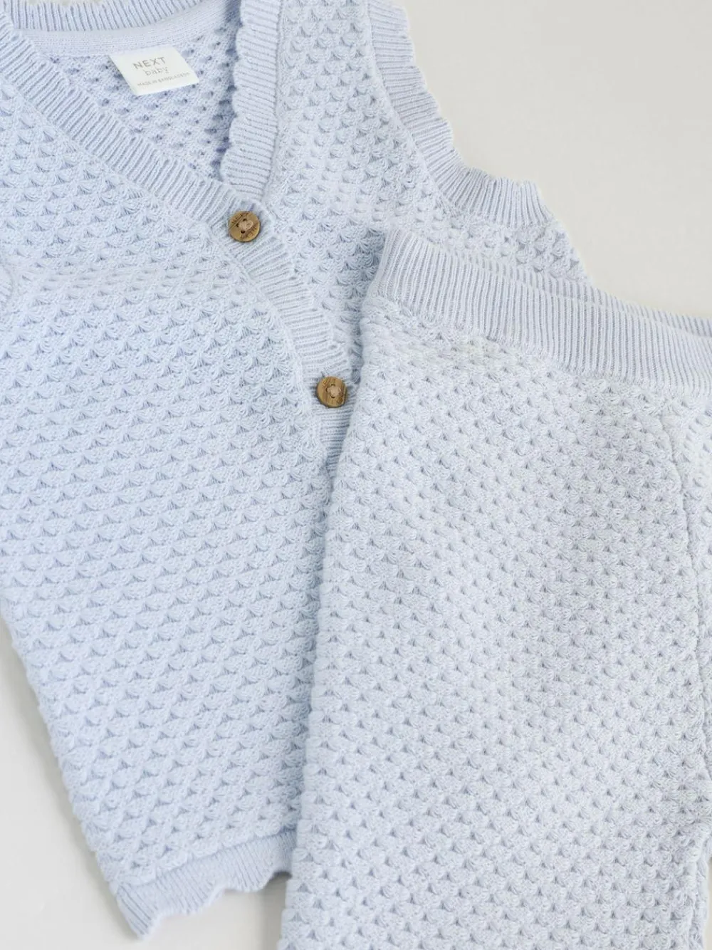 Next Blue Baby Knitted Top and Leggings Set 2 Piece (0mths-2yrs)^ Sets & Coords|Knitwear