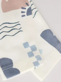 Next Blue Baby Long Sleeve Bodysuits 5 Pack^BOY Bodysuits & Vests|Vests