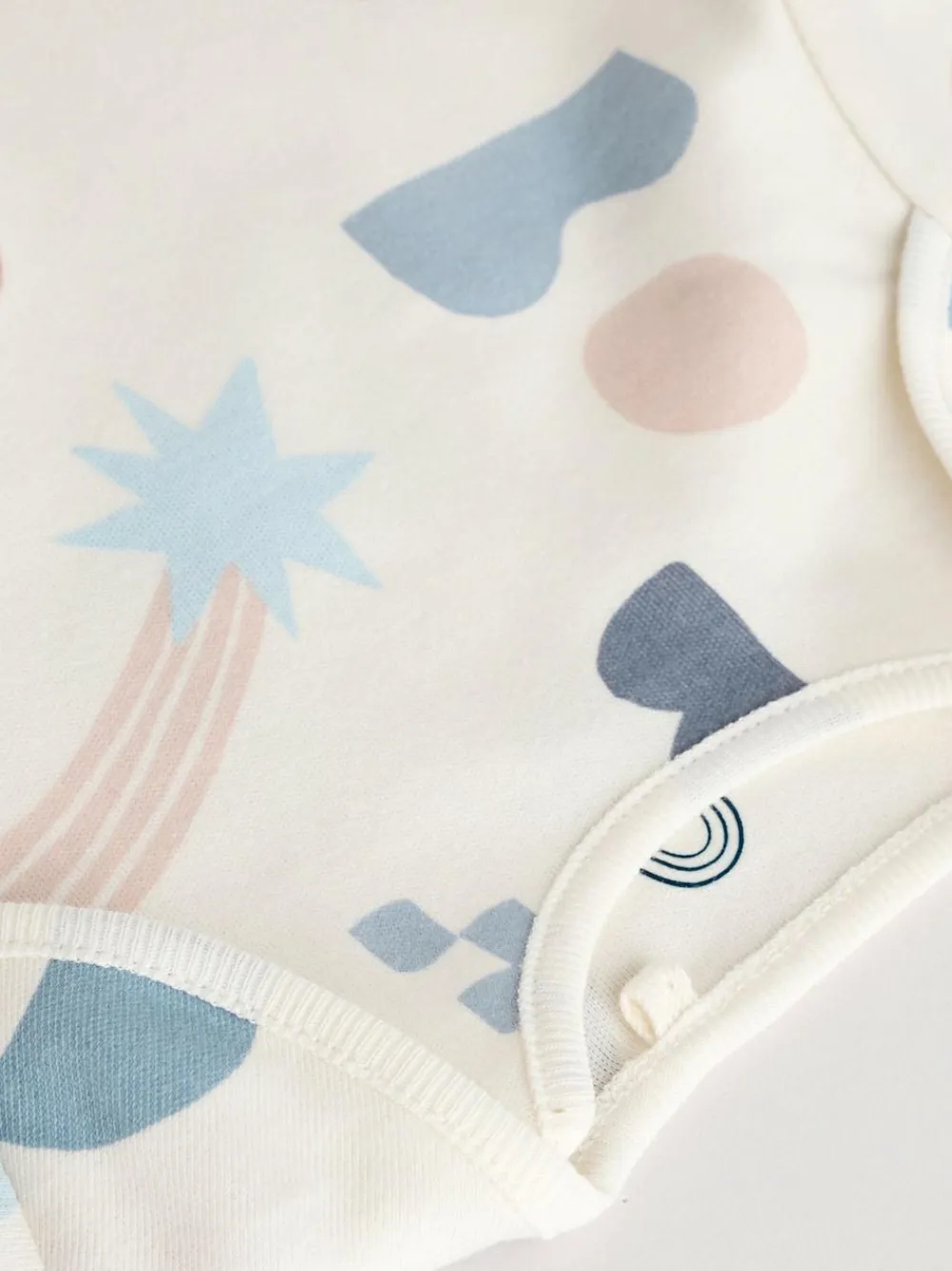 Next Blue Baby Long Sleeve Bodysuits 5 Pack^BOY Bodysuits & Vests|Vests