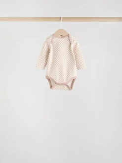 Next Blue Baby Long Sleeve Bodysuits 5 Pack^BOY Bodysuits & Vests|Vests