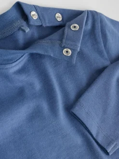 Next Baby Long Sleeve T-Shirts 4 Pack (0mths-2yrs) Blue