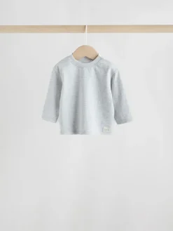 Next Baby Long Sleeve T-Shirts 4 Pack (0mths-2yrs) Blue