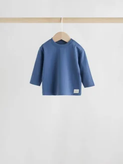 Next Baby Long Sleeve T-Shirts 4 Pack (0mths-2yrs) Blue