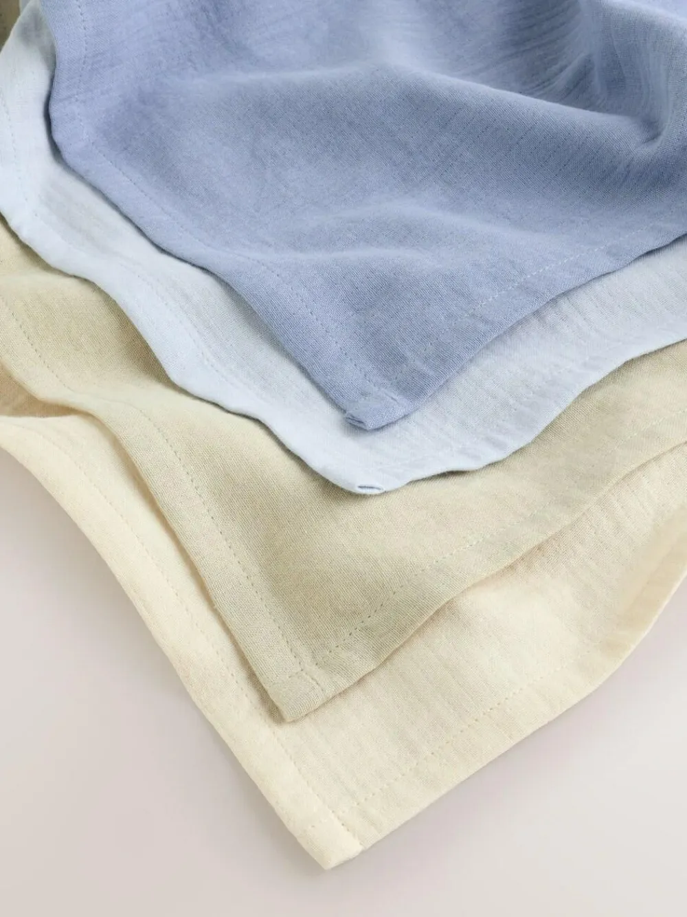 Hot Next Baby Muslins Cloths 4 Pack Blue