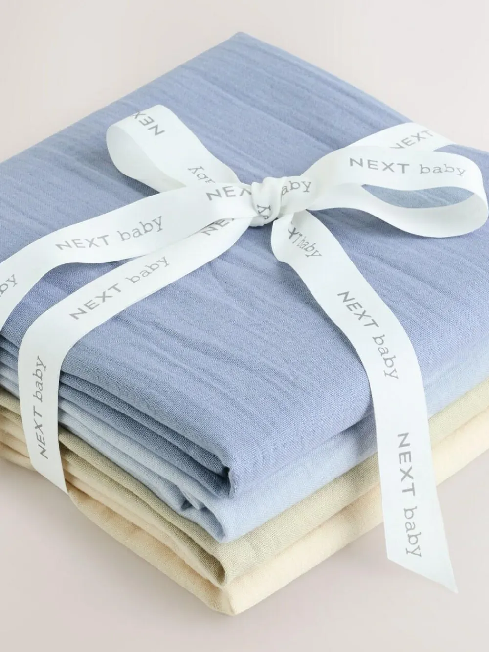 Hot Next Baby Muslins Cloths 4 Pack Blue