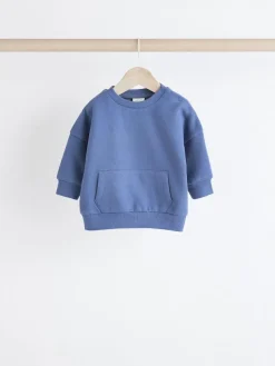 Next Blue Baby Sweatshirt and Joggers Set 6 Piece (0mths-3yrs)