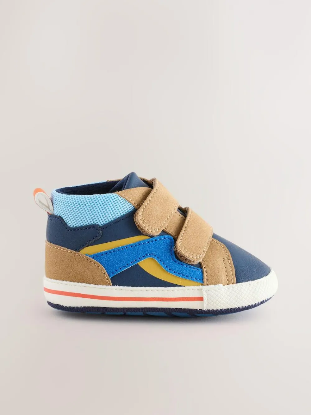 New Next Baby Touch Fastening Trainers (0-2mths) Blue