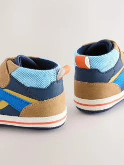 New Next Baby Touch Fastening Trainers (0-2mths) Blue