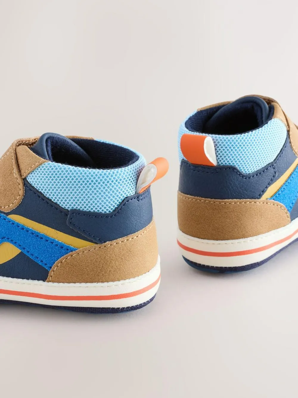 New Next Baby Touch Fastening Trainers (0-2mths) Blue