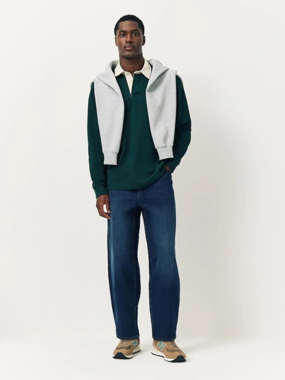 Discount Next Blue Barrel Fit Classic Stretch Jeans