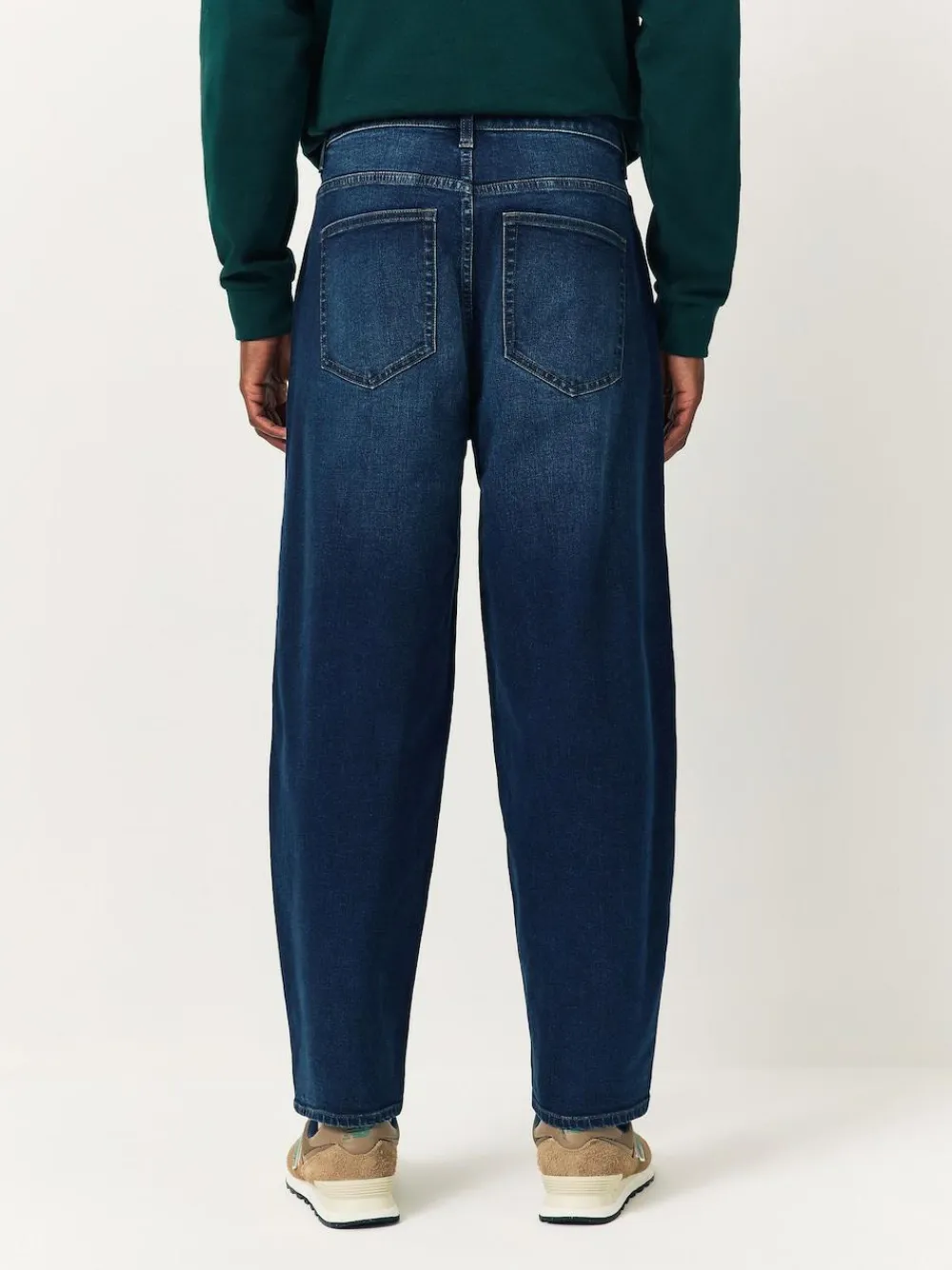 Discount Next Blue Barrel Fit Classic Stretch Jeans