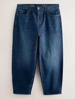 Discount Next Blue Barrel Fit Classic Stretch Jeans