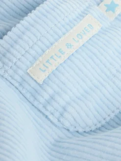 Sale Next Blue Bear Cord Dungarees and Bodysuit Set (0mths-2yrs)