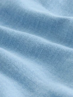 Online Next Blue Bear Woven Dungarees and Bodysuit Baby Set (0mths-2yrs)