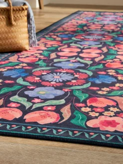 Next Blue Bettie Floral Runner^ Rugs & Runners
