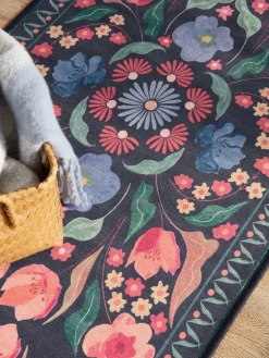 Next Blue Bettie Floral Runner^ Rugs & Runners