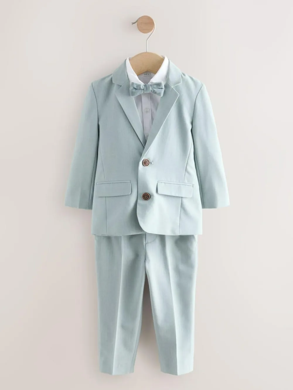 Next Blue Blazer Shirt Trousers and Bow Tie Set (3mths-9yrs)^BOY Sets & Outfits|Sweatshirts & Hoodies