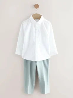 Next Blue Blazer Shirt Trousers and Bow Tie Set (3mths-9yrs)^BOY Sets & Outfits|Sweatshirts & Hoodies