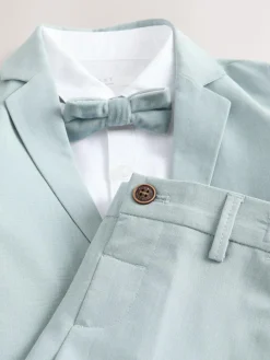 Next Blue Blazer Shirt Trousers and Bow Tie Set (3mths-9yrs)^BOY Sets & Outfits|Sweatshirts & Hoodies