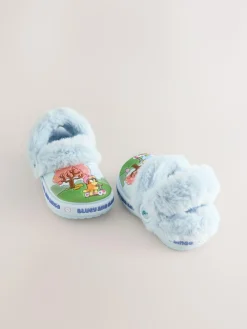 Next Blue Bluey Cosy Lined Slipper Clogs^BOY Nightwear
