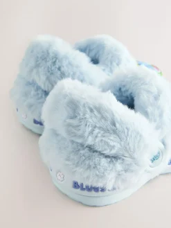 Next Blue Bluey Cosy Lined Slipper Clogs^BOY Nightwear