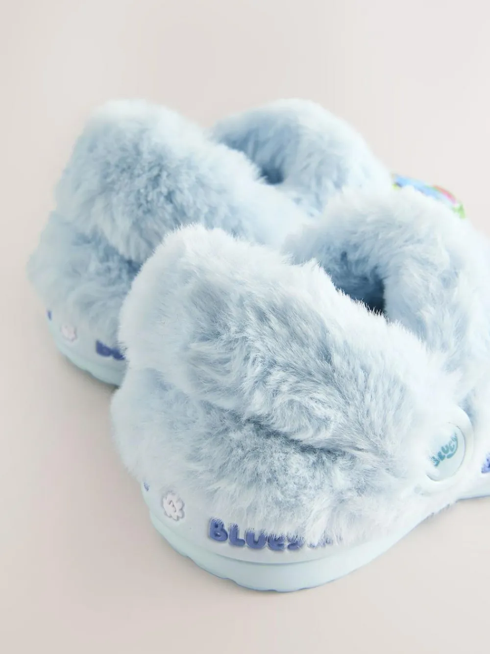 Next Blue Bluey Cosy Lined Slipper Clogs^BOY Nightwear