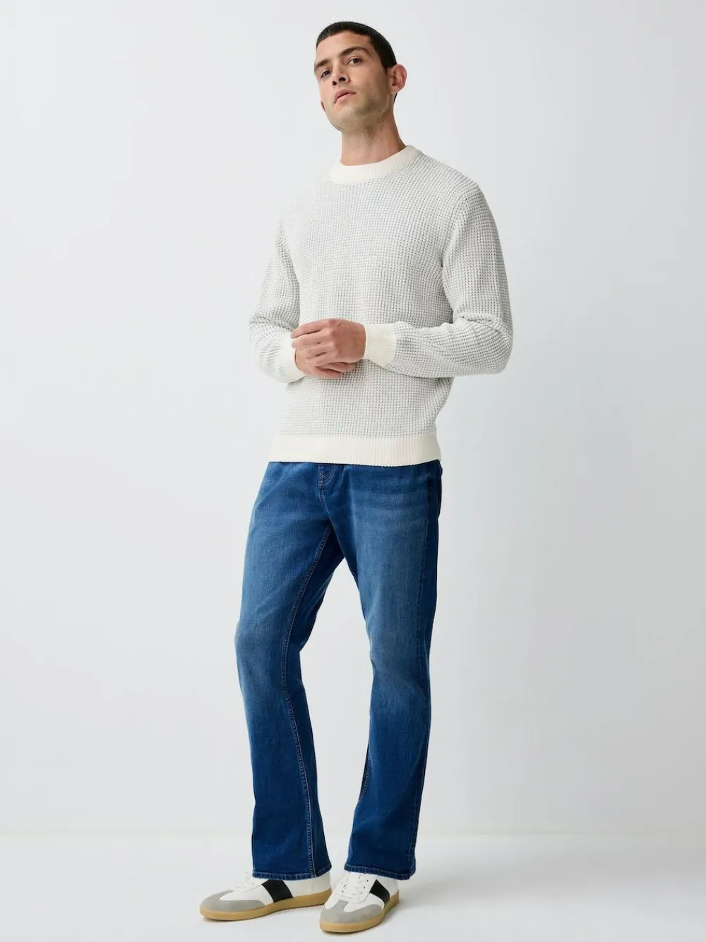 New Next Blue Bootcut Classic Stretch Jeans