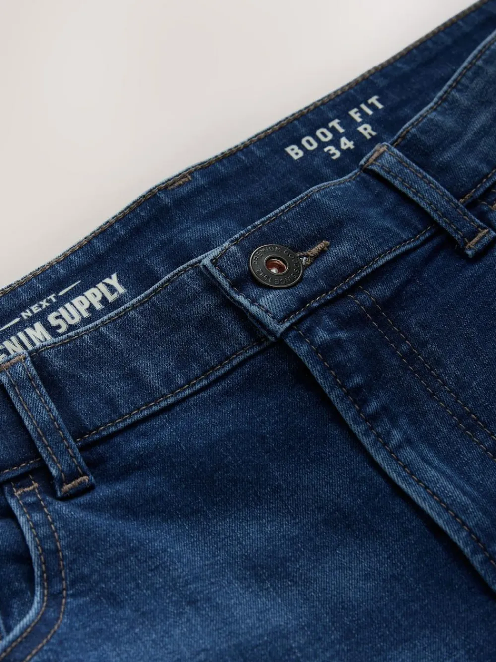 New Next Blue Bootcut Classic Stretch Jeans