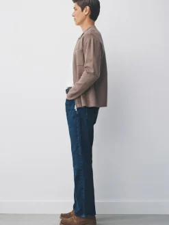 Next Blue Bootcut Signature Belted Jeans^ Jeans|Jeans