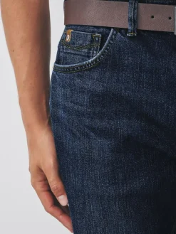 Next Blue Bootcut Signature Belted Jeans^ Jeans|Jeans