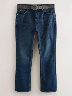 Next Blue Bootcut Signature Belted Jeans^ Jeans|Jeans