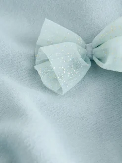 Outlet Next Bow Sweatshirt & Flare Leggings Set (3mths-7yrs) Blue