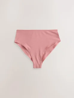 Discount Next Blue Bows High Waist High Leg Cotton Rich Knickers 7 Pack