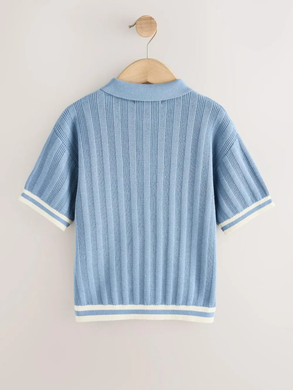 Next Button Neck Knitted Polo Shirt (3-16yrs)^BOY Knitwear & Sweaters|Knitwear