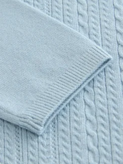 Next Cable Knit Polo Shirt (3mths-7yrs)^BOY Knitwear|Knitwear