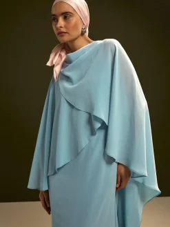 Clearance Next Cape Maxi Dress Blue