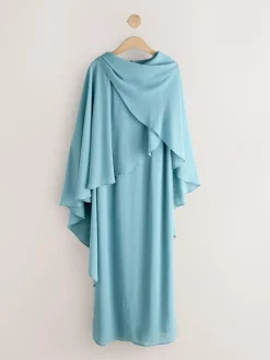 Clearance Next Cape Maxi Dress Blue