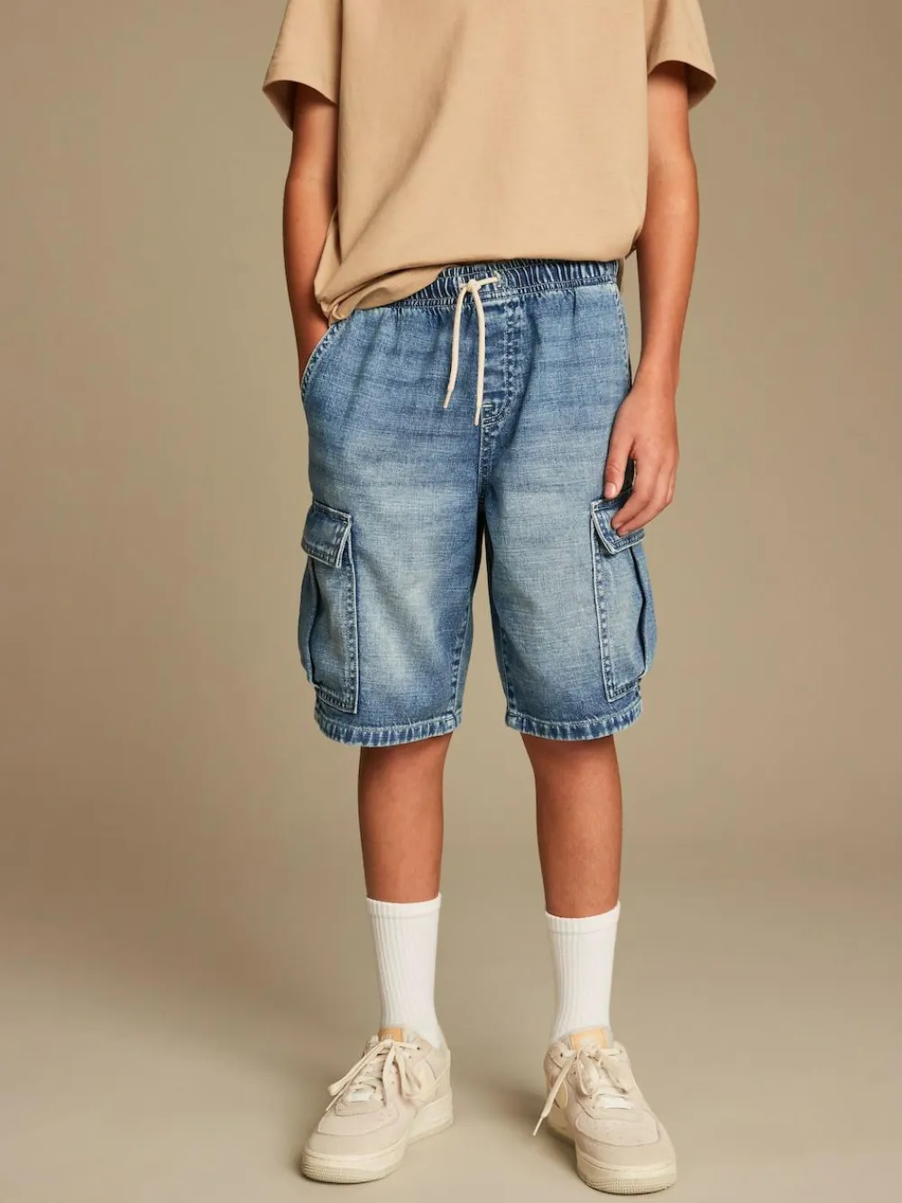 New Next Cargo Shorts (3-16yrs) Blue