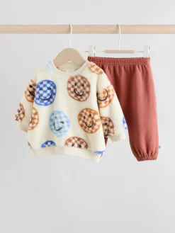 Next Baby Fleece Top and Joggers Set (0mths-2yrs)^BOY Cosy Club|Baby Winter Clothing