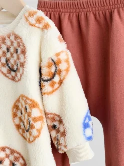 Next Baby Fleece Top and Joggers Set (0mths-2yrs)^BOY Cosy Club|Baby Winter Clothing