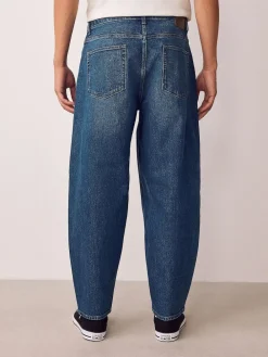 Next Barrel Fit Vintage Wash Denim Jeans^ Jeans|Jeans