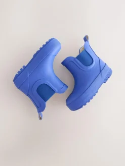 Next Blue Cobalt Warm Lined Ankle Wellies^ Baby Winter Clothing