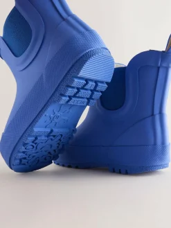 Next Blue Cobalt Warm Lined Ankle Wellies^ Baby Winter Clothing