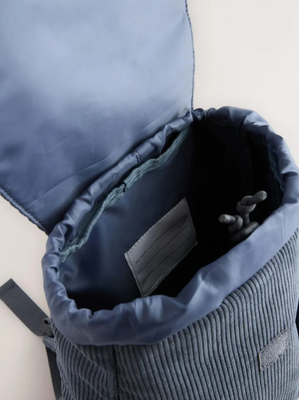 Next Blue Cord Monster Backpack^BOY Bags