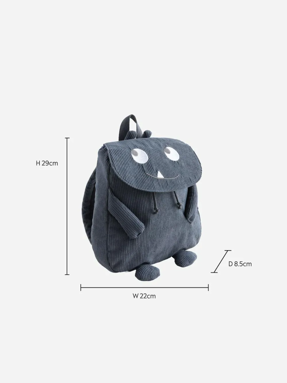 Next Blue Cord Monster Backpack^BOY Bags
