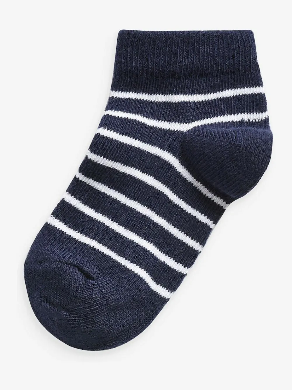 Next Blue Cotton Rich Trainer Socks 7 Pack^BOY Socks
