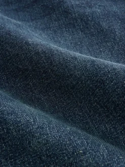 Best Next Blue Dark Baggy Fit Vintage Wash Denim Jeans