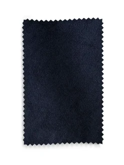 Next Blue Dark Navy Matte Velvet Blackout/Thermal Curtains^ Curtains & Blinds